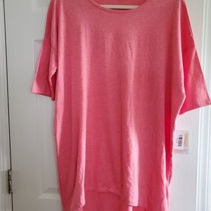 Lularoe Irma Top...Medium...Coral...NWT